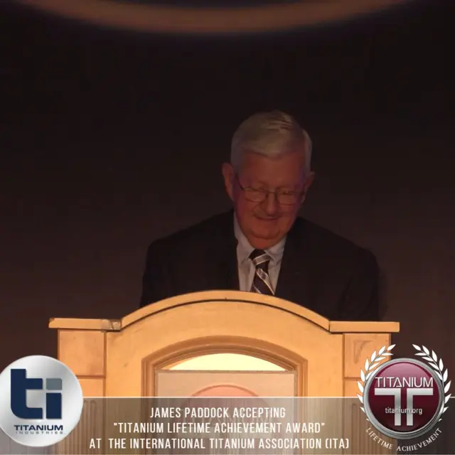 Jim Paddock | Titanium Lifetime Achievement Award