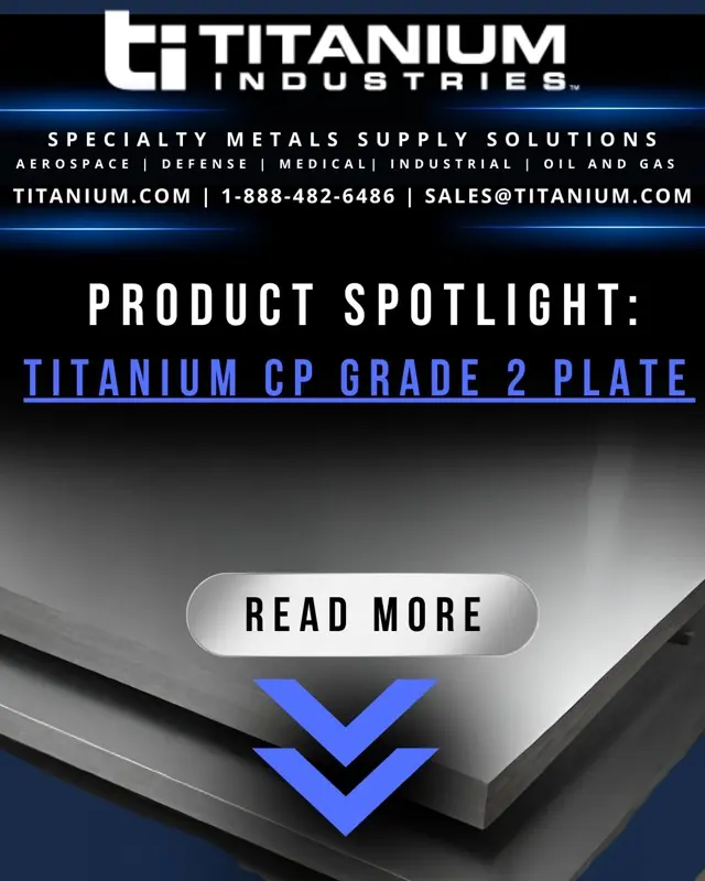 Titanium CP Grade 2 Plate