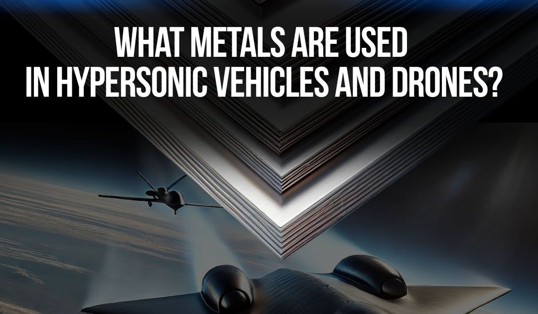 hypersonic metals | drones | drone alloy suppliers | What metals are used in hypersonic missles | aerospace grade titanium | nickel alloys for missles| metals for hypersonic flight | specialty alloys for defense