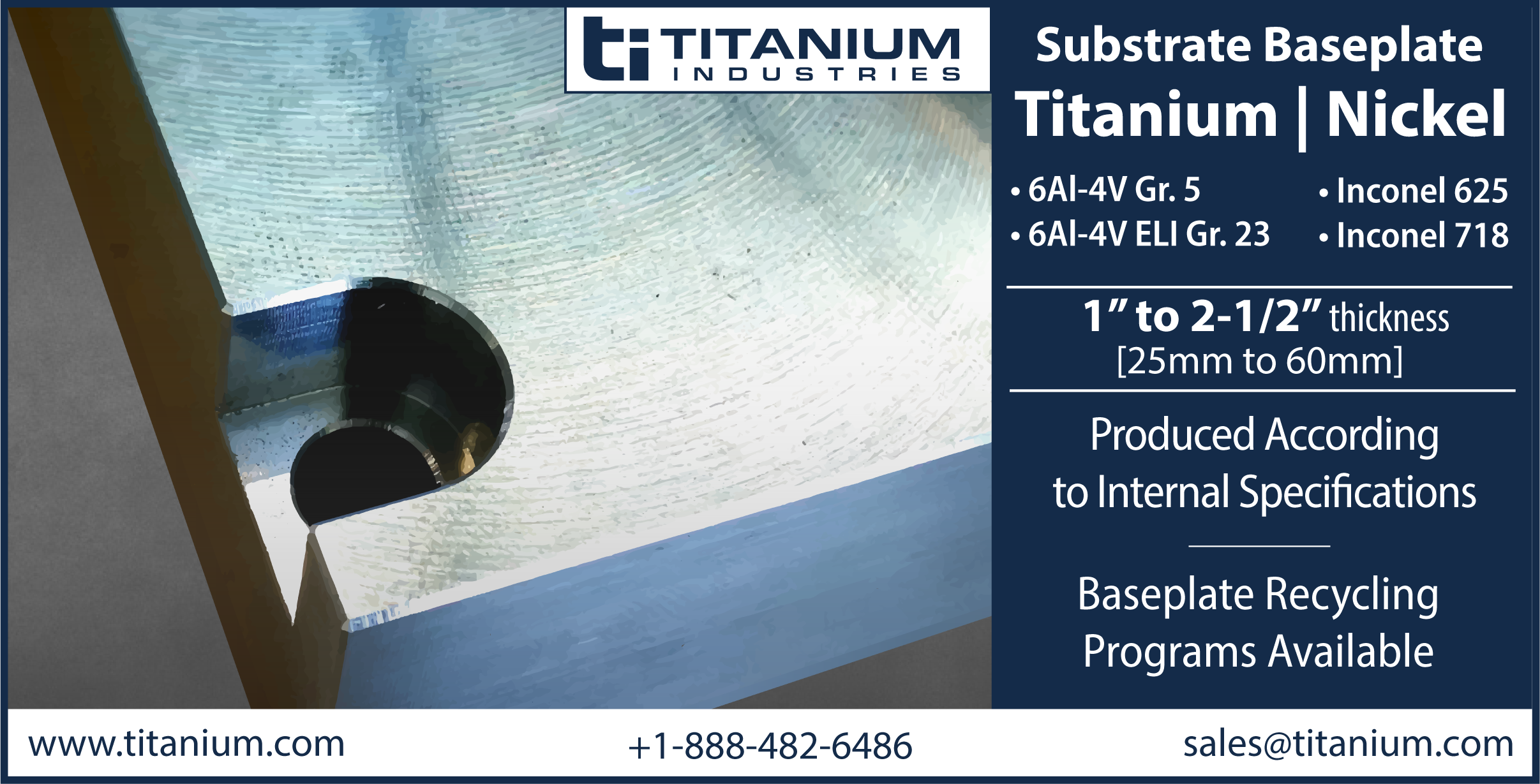 Titanium Industries Additive Manufacturing