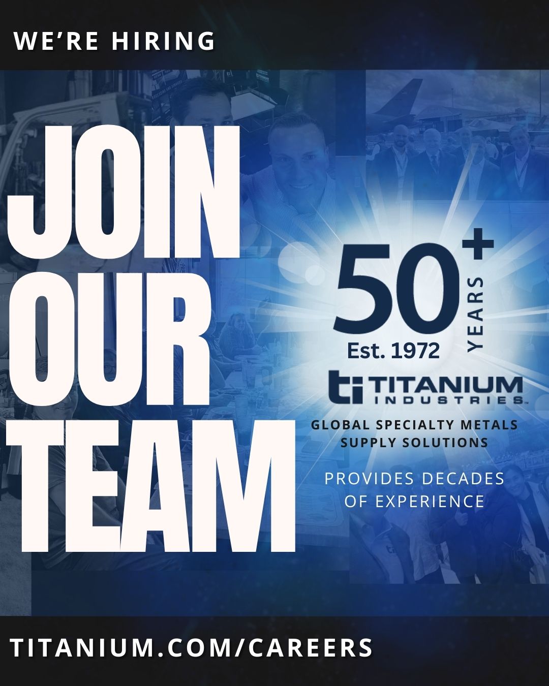 Careers titanium industries inc 