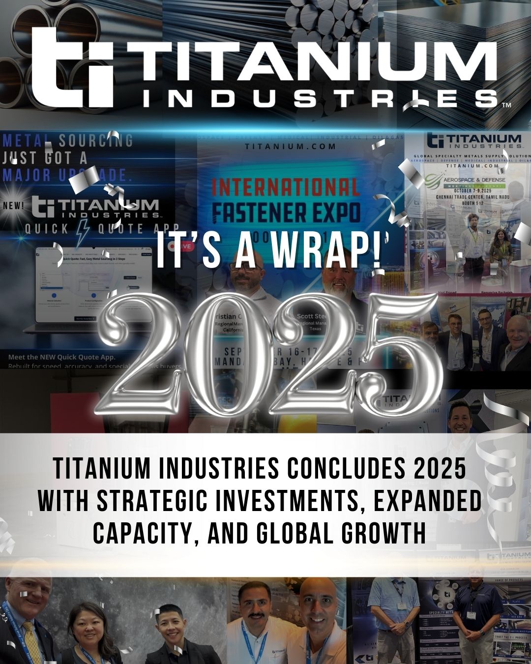 2025 Wrap up Titanium Industries Metal Supplier