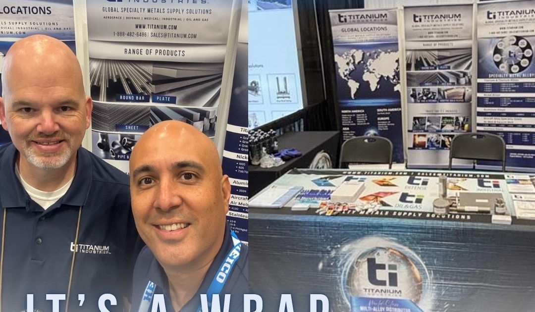 Titanium Industries booth at MRO Americas 2026 Orlando aerospace metals supplier